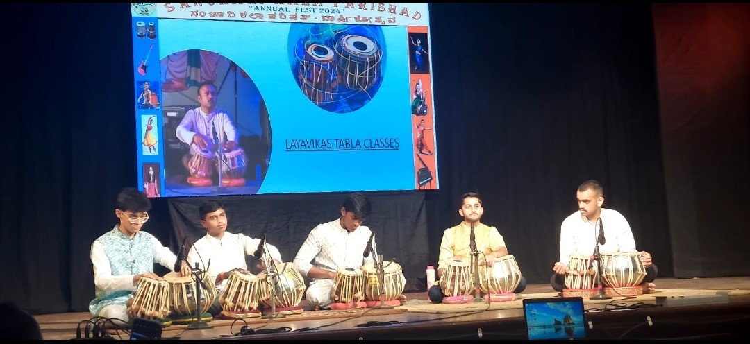 Playing Tabla
